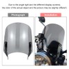Xitomer Motorcycle Windshield Windscreen Compatible with Moto Guzzi V9 Bobber