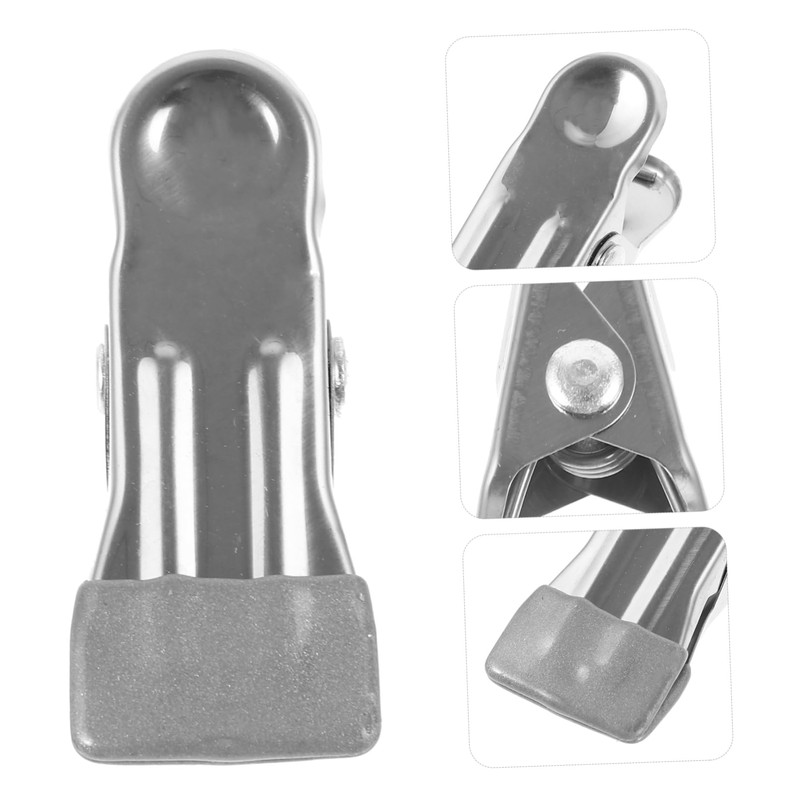 BESPORTBLE Swimming Pool Cover Clamps Pcs Metal Clips for Ground