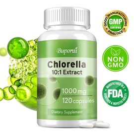 Chlorella Extract 1000mg - Colon Cleansing and Detoxification Energy and Immunity Enhancement, 1 pack, 120 tablets / 클로렐라 추출물 1000mg - 대장 세척 및 해독 에너지 및 면역 강화, 1개, 120정