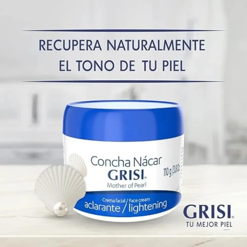 Crema Aclara Hidrata Concha Nácar Día Noche 110 Grisi
