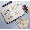 3500 Count Star Stickers for Paper Notebook, Journal Gold Silver