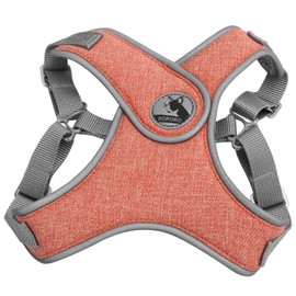 Pet Leash Vest Reflective Harness Adjustable Breathable Cat Dog Outdoor Walking StrapOrange L