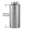 BOJACK 70+10 uF 70/10 MFD ±6% 370V/440 VAC CBB65 Dual