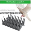 10Packs 9.84 Ft Bird Deterrent Spikes Strips Bird Spikes for