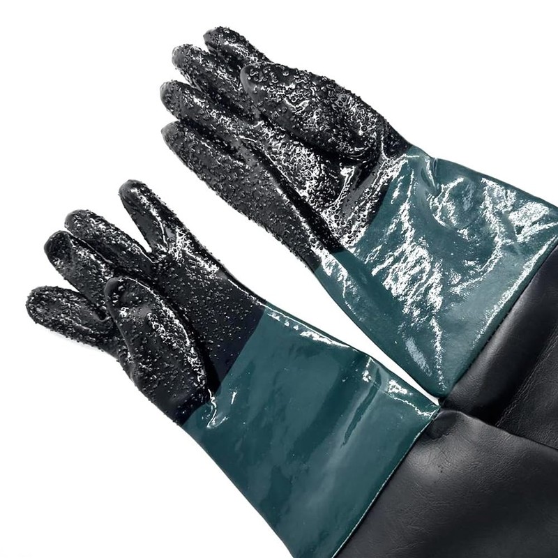 Peakloong Blast Rubber Gloves for Sandblasting Sandblaster Sand Blast Cabinet
