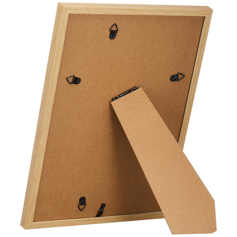 Nakabayashi F-TMS-411-LBR Two-Tone Photo Frame, A4/B5 Light Brown