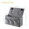 LASAMOLL Bedside Caddy Bedside Storage Organizer,Bed Caddy With Thickened Material