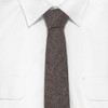 DonDon Men's Tie 6 cm Cotton Plain Checked and Polka