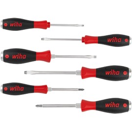 Wiha 530HK6 SoftFinish Flathead/ Phillips/ Screwdriver Set 6 Piece