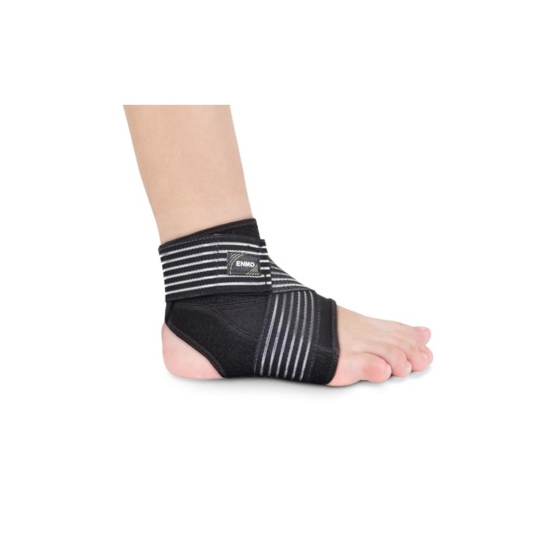 Enmo Adjustable Ankle Support - One Size, Breathable, For Sprain
