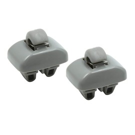 sourcing map Pack of 2 Sun Visor Hook Clip Inner Sun Visor Clips Bezel Hanger Holder for A6 C5 1999-2005