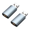 MMOBIEL USB to 3.5 mm Jack Audio Adapter by Gaming