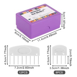 Blocking Pins,Knit Blocker Pins,Knit Blockers Set,Blocking Board for Crochet,Knit Blockers Combs for Sewing Knitting and Crochet Projects.
