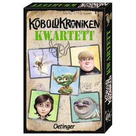 Oetinger Goblin Kroniken. Kwartett: Trump and Kwartett in one. With 4 cards to design yourself and AR experience.