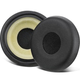 SOULWIT Replacement Earpads for Jabra Evolve 65/40/30/20 Headphones, Ear Pads Cushions for Evolve 65UC 65MS/40UC 40MS/ 30US 30MS 30II/20SE 20UC 20MS Headset (Black)