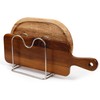 LENITH Stainless Steel Wire Cutting Board Holder, Cutting Board Rack