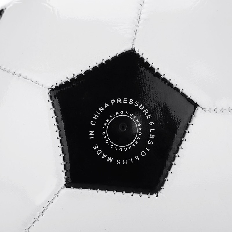 Size 4 Classic Black White Standard Soccer Ball Training Football