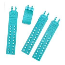 The Original Silicone Towel Grip in Teal - 6 Piece Set