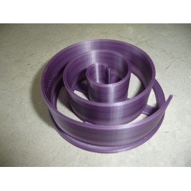 YNGLLC SWIRL DESIGN PATTERN CONCHA CUTTER MEXICAN SWEET BREAD STAMP MADE IN USA PR4393 Purple