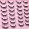 Wispy Lashes 12mm False Eyelashes Natural Look Short Fluffy Faux