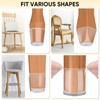 BALEINE Silicone Chair Leg Floor Protectors, Stool Leg Protectors Cap,