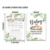Woodland Animal Baby shower Predictions And Advice Cards(5"X7")-Safari Baby shower