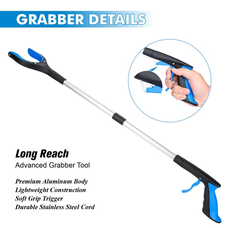 2-Pack Grabber Reacher Tool & Reacher Grabber Pickup Tool,32 inch