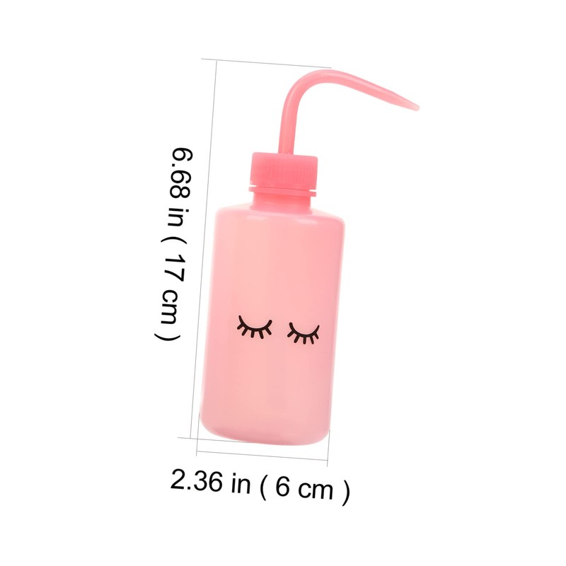 WOONEKY 6Pcs Squeeze Wash Bottle Eyelash Wash Bottle for Tattooing
