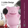 Pund'it 3 Little Swigs Wine Bottle Stoppers, Set of 3