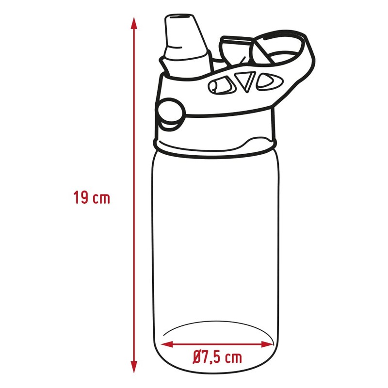 Nerthus FIH 917 Reusable BPA Free Foldable Mouthpieces Ergonomic Strong
