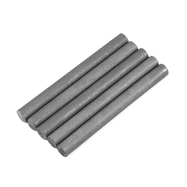 Telituny Graphite Electrodes, 5 Pieces, Black Colour, 99.9% Graphite Rod,