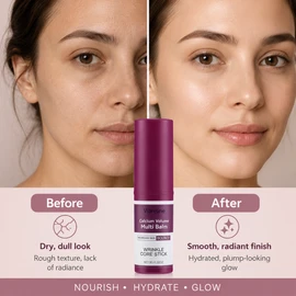 Calcium Multi Balm Stick for Face & Neck – Portable Moisturizing Cream for Smooth, Firm-Looking Skin