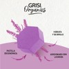 GRISI ORGANICS, Shampoo Sólido de Lavanda para Cabello Normal, 75gr