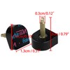 sourcing map 4 Pcs Black Plastic Shoes High Heel Tips
