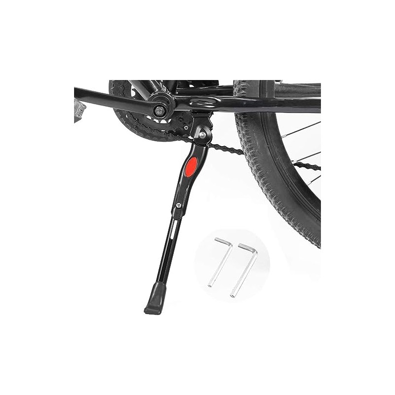 Bicycle Kickstand Adjustable Bike Kickstand with 2 Allen Hexagon Wrenches,