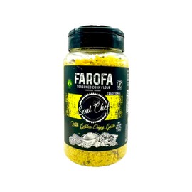Soul Chef Seasoned Corn Flour - Farofa de Milho- Imported from Brazil - Delicious Flavor - Crispy Texture - Ideal On Steaks, Burgers, Sausages, Feijoada and Others.