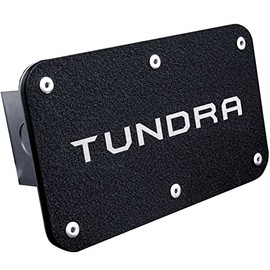 Au-TOMOTIVE GOLD Logo Trailer Hitch Plug for Toyota Tundra (Rugged Black)