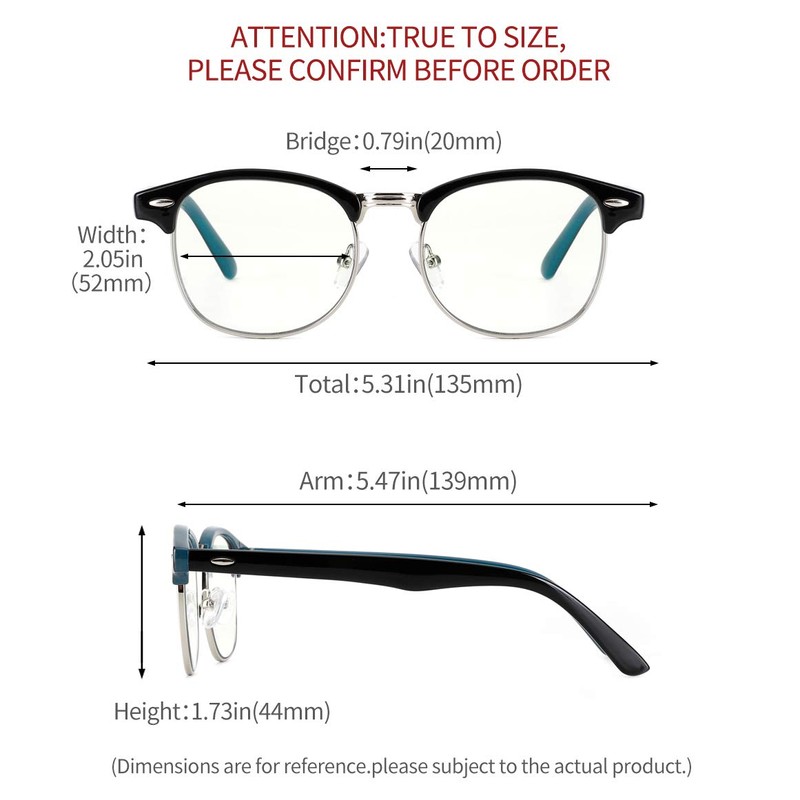 Cyxus Men Blue Light Blocking Glasses Computer gaming Glasses Classic