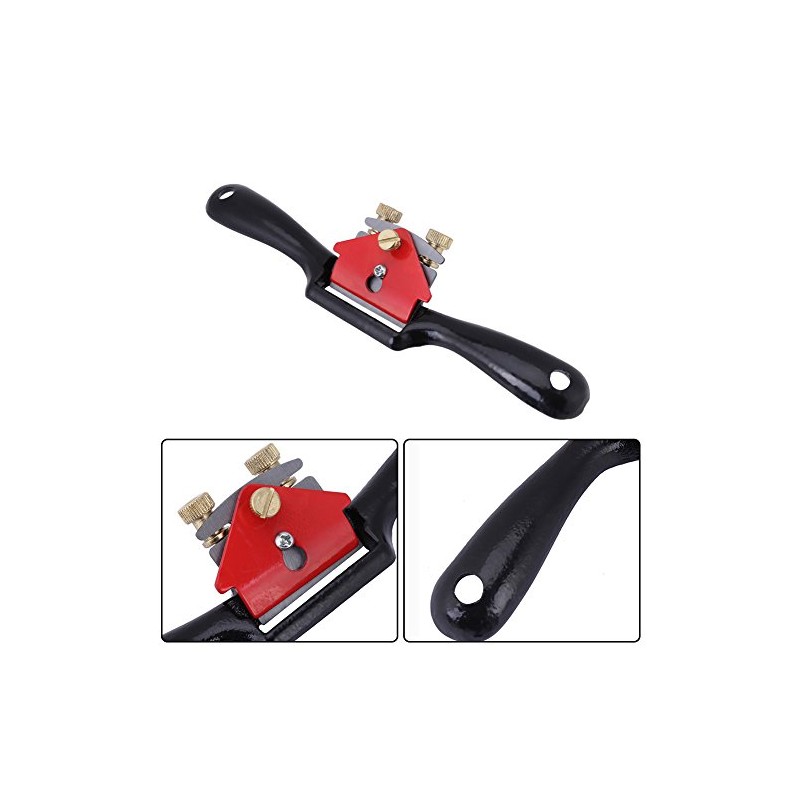 Spoke Shave Flat Base, 9'' Metal Blade Wood Working Adjustable