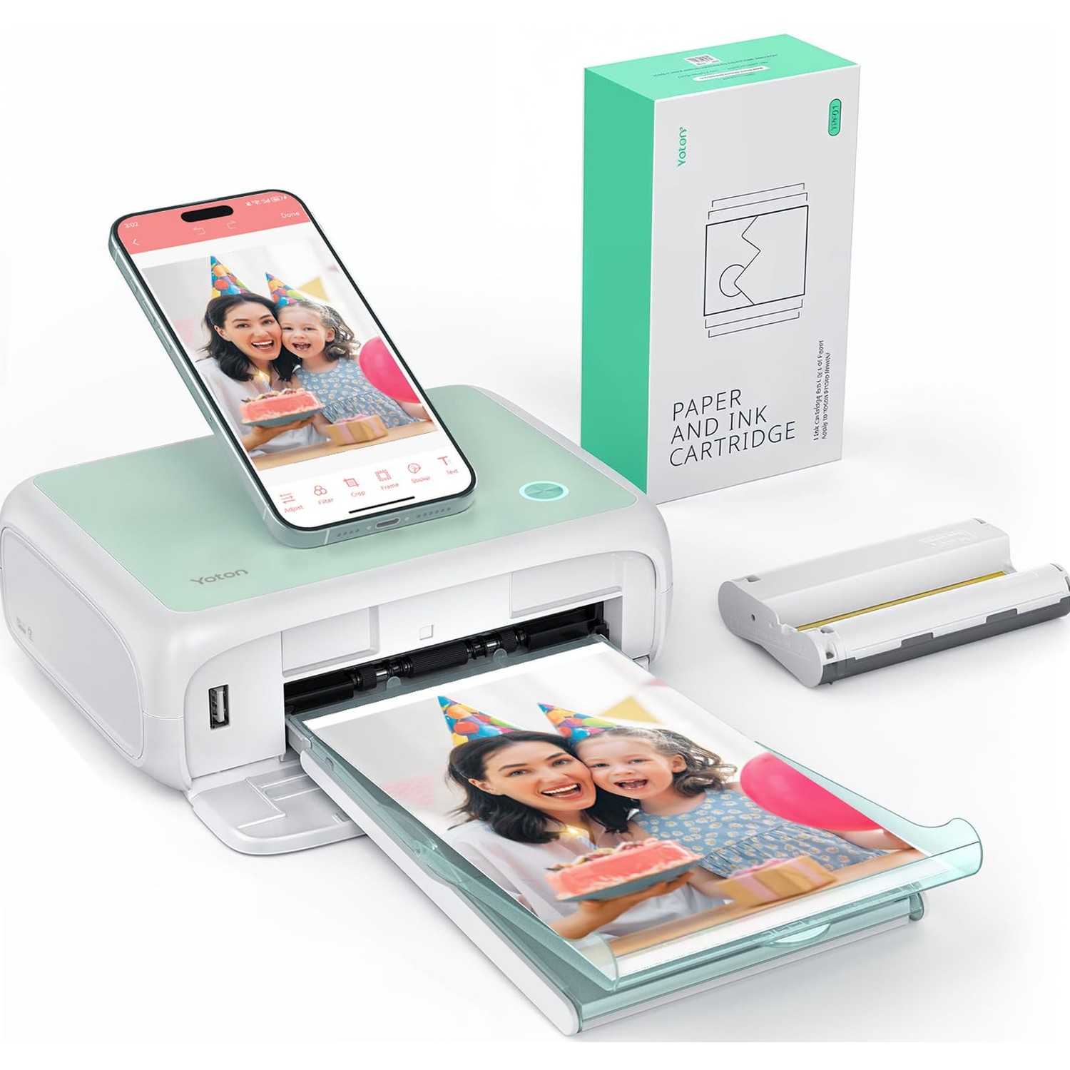 YOTON Photo Printer, Picture Printer with 54 Sheets (4