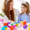 24Pcs Easter Egg Set Plastic Eggs with Bunny Toy Funny