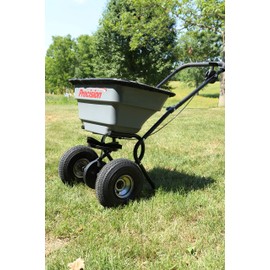 Precision Products SB4000PRCGY 75Lb Broadcast Spreader, Dark Grey