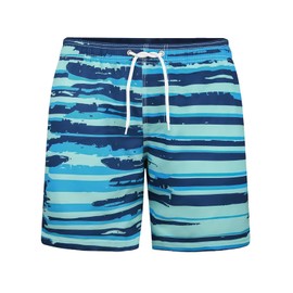 HAGOT Boys Swimming Trunks, Kids Board Shorts Beach, Quick Dry Boys Swim Shorts,Sports Running Swim Board Shorts Sky Blue