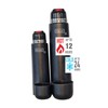 Benol Thermos Flask 500 ml, Black, Insulated Bottle with Drinking