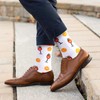 JDGFH Aperol Socken Aperol Geschenk für 36-42 Baumwolle Damen Herren,-Weiß