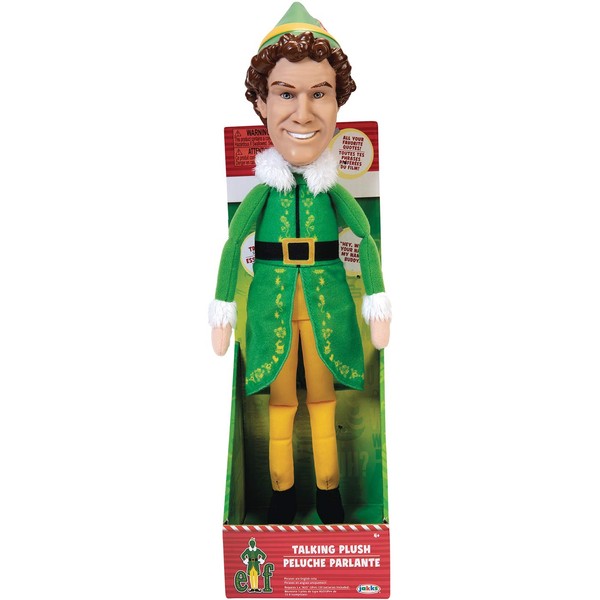 Elf Talking Plush with 15 Phrases Approximately 12-Inches in Height