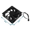 VGOL 1PC 3-pin 92mm DC Case Fan Hydraulic Bearing for