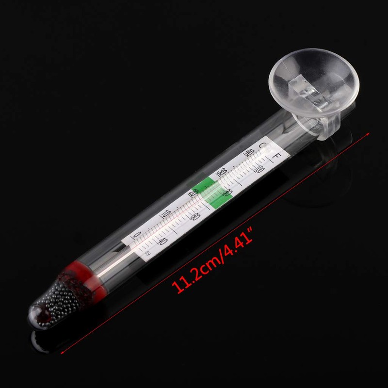 10 Pieces Aquarium Floating Fish for Thermometers Easy to Read