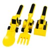 3PCS/Set Children's Tableware Constructive Utensils Flatware Toys for Babies and