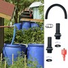 Water Butt Connector Kit, 50 cm Flexible Connection Hose, 2PCS